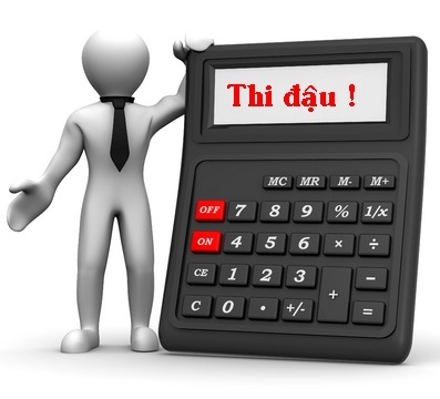 - Cách tính Kết quả thi đậu từ điểm các môn thi !